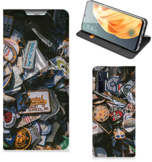 B2Ctelecom Hoesje Personaliseren OPPO Reno3 | A91 Foto Cover Badges