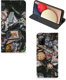 B2Ctelecom Hoesje Personaliseren Samsung Galaxy M02s | A02s Foto Cover Badges