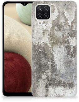 B2Ctelecom Hoesje Samsung Galaxy A12 Telefoon Hoesje Beton