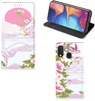 B2Ctelecom Hoesje Samsung Galaxy A20e Bird Standing