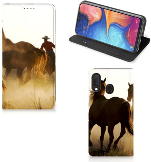 B2Ctelecom Hoesje Samsung Galaxy A20e Design Cowboy