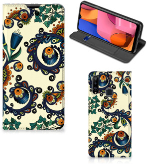 B2Ctelecom Hoesje Samsung Galaxy A20s Bookcase Barok Flower