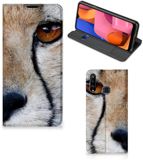 B2Ctelecom Hoesje Samsung Galaxy A20s Bookcase Cheetah