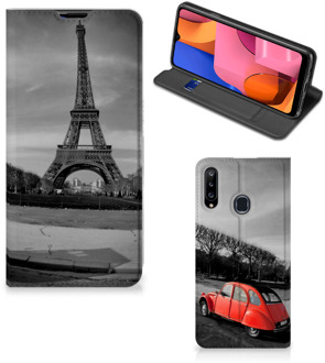 B2Ctelecom Hoesje Samsung Galaxy A20s Wallet Case Eiffeltoren Parijs