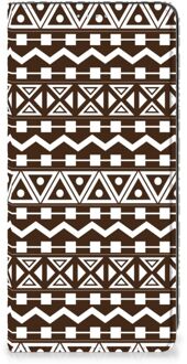 B2Ctelecom Hoesje Samsung Galaxy A21s Bookcase Aztec Brown