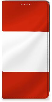 B2Ctelecom Hoesje Samsung Galaxy A21s Telefoonhoesje met Naam Oostenrijkse Vlag