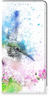 B2Ctelecom Hoesje Samsung Galaxy A21s Wallet Book Case Vogel