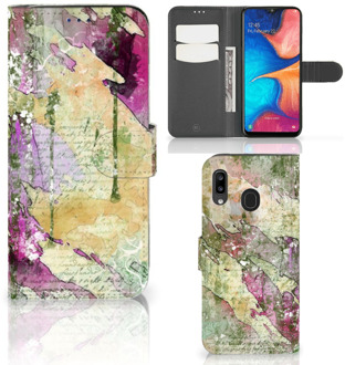 B2Ctelecom Hoesje Samsung Galaxy A30 Letter Painting