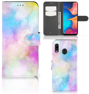 B2Ctelecom Hoesje Samsung Galaxy A30 Watercolor Light