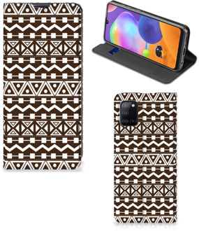 B2Ctelecom Hoesje Samsung Galaxy A31 Bookcase Aztec Brown