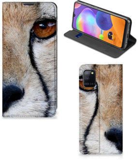 B2Ctelecom Hoesje Samsung Galaxy A31 Bookcase Cheetah