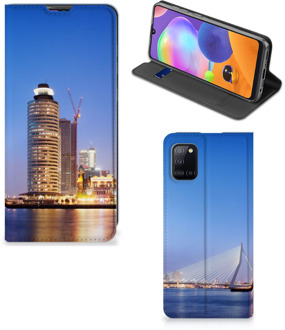 B2Ctelecom Hoesje Samsung Galaxy A31 Telefoonhoesje Tekst Erasmusbrug Rotterdam