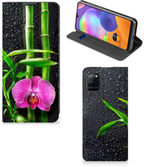 B2Ctelecom Hoesje Samsung Galaxy A31 Wallet Bookcase Orchidee