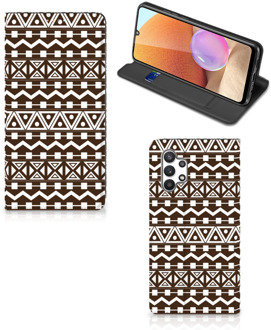 B2Ctelecom Hoesje Samsung Galaxy A32 4G Bookcase Aztec Brown