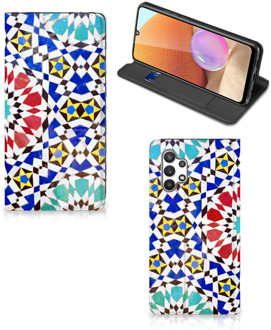 B2Ctelecom Hoesje Samsung Galaxy A32 4G Telefoontas Mozaïek