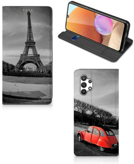 B2Ctelecom Hoesje Samsung Galaxy A32 4G Wallet Case Eiffeltoren Parijs