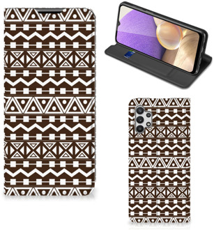 B2Ctelecom Hoesje Samsung Galaxy A32 5G Bookcase Aztec Brown