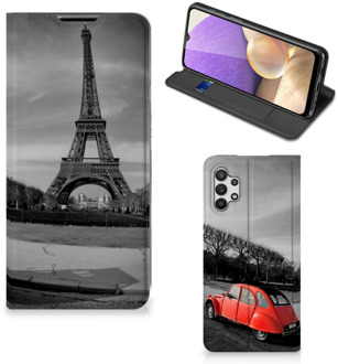 B2Ctelecom Hoesje Samsung Galaxy A32 5G Wallet Case Eiffeltoren Parijs