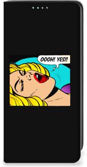 B2Ctelecom Hoesje Samsung Galaxy A41 Bookcase Popart Oh Yes