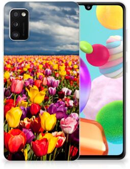 B2Ctelecom Hoesje Samsung Galaxy A41 Telefoon Hoesje Tulpen