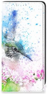 B2Ctelecom Hoesje Samsung Galaxy A41 Wallet Book Case Vogel