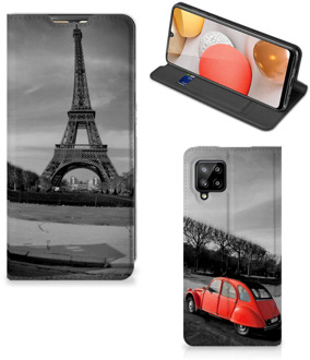 B2Ctelecom Hoesje Samsung Galaxy A42 Wallet Case Eiffeltoren Parijs