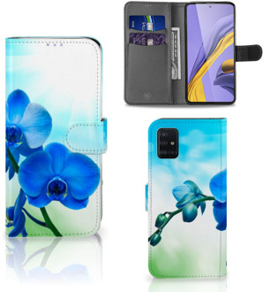 B2Ctelecom Hoesje Samsung Galaxy A51 Orchidee Blauw