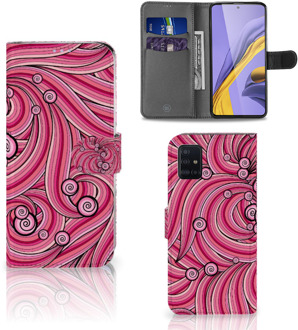 B2Ctelecom Hoesje Samsung Galaxy A51 Swirl Pink