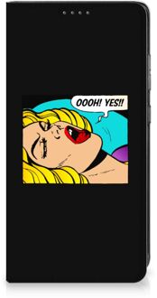 B2Ctelecom Hoesje Samsung Galaxy A52 Bookcase Popart Oh Yes