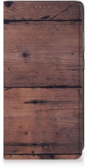 B2Ctelecom Hoesje Samsung Galaxy A52 Leuk Case Old Wood