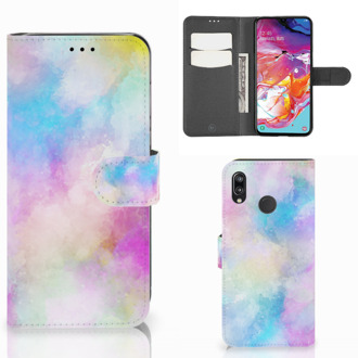 B2Ctelecom Hoesje Samsung Galaxy A70 Watercolor Light