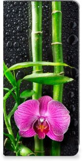 B2Ctelecom Hoesje Samsung Galaxy A71 Wallet Bookcase Orchidee