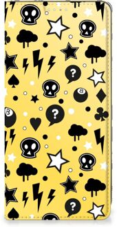 B2Ctelecom Hoesje Samsung Galaxy A71 Wallet Case met Pasjeshouder Punk Yellow