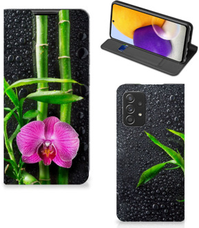 B2Ctelecom Hoesje Samsung Galaxy A72 (5G/4G) Wallet Bookcase Orchidee