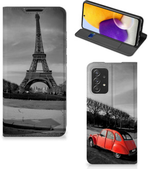 B2Ctelecom Hoesje Samsung Galaxy A72 (5G/4G) Wallet Case Eiffeltoren Parijs