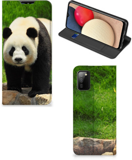 B2Ctelecom Hoesje Samsung Galaxy M02s | A02s Telefoontas Panda