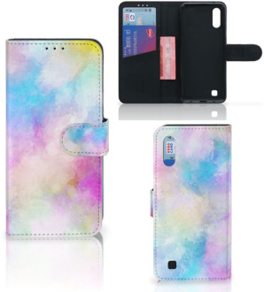 B2Ctelecom Hoesje Samsung Galaxy M10 met pasjeshouder Watercolor Light