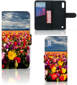 B2Ctelecom Hoesje Samsung Galaxy M10 Tulpen