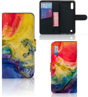 B2Ctelecom Hoesje Samsung Galaxy M10 Watercolor Dark