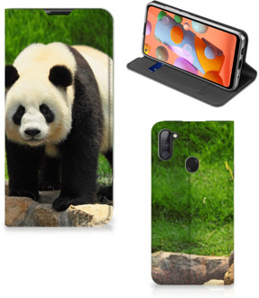 B2Ctelecom Hoesje Samsung Galaxy M11 | A11 Telefoontas Panda