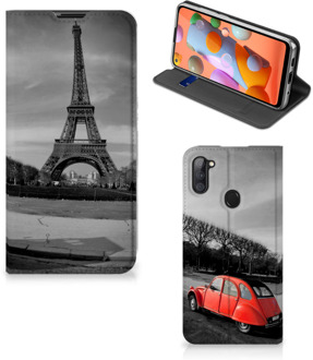 B2Ctelecom Hoesje Samsung Galaxy M11 | A11 Wallet Case Eiffeltoren Parijs