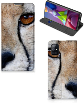 B2Ctelecom Hoesje Samsung Galaxy M51 Bookcase Cheetah