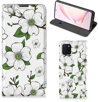 B2Ctelecom Hoesje Samsung Galaxy Note 10 Lite Book Case Dogwood Flowers