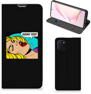 B2Ctelecom Hoesje Samsung Galaxy Note 10 Lite Bookcase Popart Oh Yes