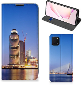 B2Ctelecom Hoesje Samsung Galaxy Note 10 Lite Telefoonhoesje Tekst Erasmusbrug Rotterdam