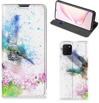 B2Ctelecom Hoesje Samsung Galaxy Note 10 Lite Wallet Book Case Vogel