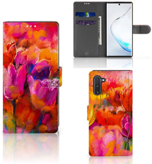 B2Ctelecom Hoesje Samsung Galaxy Note 10 Tulpen