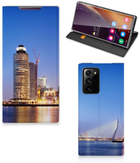 B2Ctelecom Hoesje Samsung Galaxy Note 20 Ultra Telefoonhoesje Tekst Erasmusbrug Rotterdam