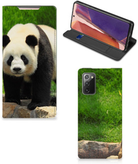 B2Ctelecom Hoesje Samsung Galaxy Note20 Telefoontas Panda