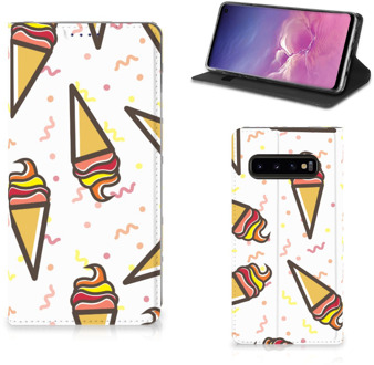 B2Ctelecom Hoesje Samsung Galaxy S10 Design Icecream